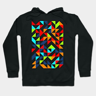 Aesthetic Geometric Pattern - Triangle #2 Hoodie